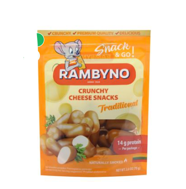 Rambyno smoked cheese processed original 45% 75g