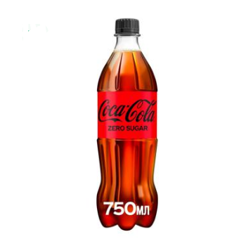 Carbonated drink Coca-Cola Zero 0.75l