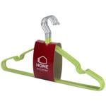 Set of hangers Idea Home for clothes green 8pcs