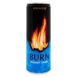 Energy drink Burn Mango non-alcoholic highly carbonated 250ml