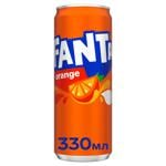 Carbonated drink Fanta Orange 330ml