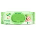 Smile Baby wet wipes with chamomile and aloe extract with valve 72pcs