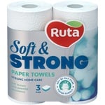 Paper towels Ruta Soft&Strong white 3ply 2pcs