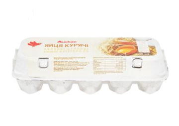 Chicken eggs Auchan C0 10pcs