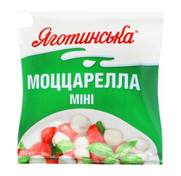 Cheese Yagotinskaya Mozzarella mini in brine 45% 125g