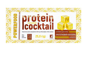 Powerfood Protein Caramel Cocktail #1 25г 