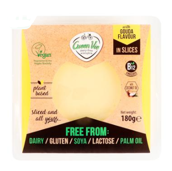 Vegetable cheese Green Vie Gouda smoked slices 180g