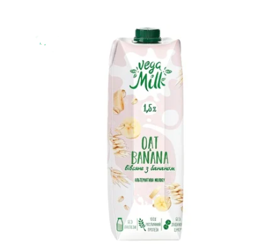 Oat drink Vega Milk with banana 1.5% 0.95l