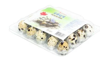 Auchan quail eggs 20pcs