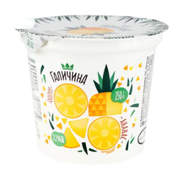 Yogurt Galicia pineapple 2.2% 250g