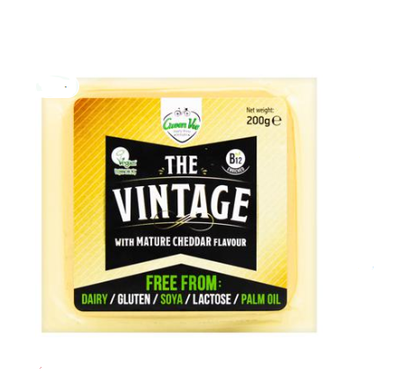 Green Vie The Vintage Cheddar Vegan Vegetable Cheese 200g