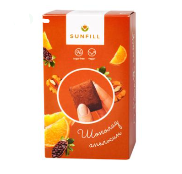 Sunfill Chocolate-orange candies without sugar and gluten 150g