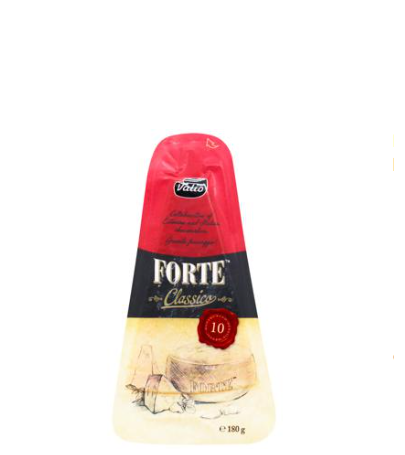 Hard cheese Valio Forte Classic lactose-free gluten-free 26% 180g