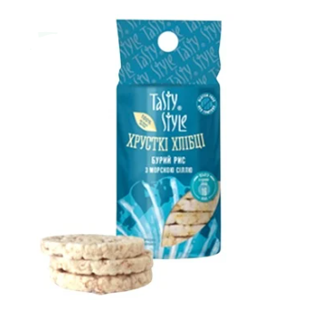 Tasty Style Brown Rice with Sea Salt Gluten Free Bread 100g