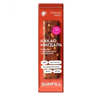 Sunfill Cocoa-Almond Bar 35g